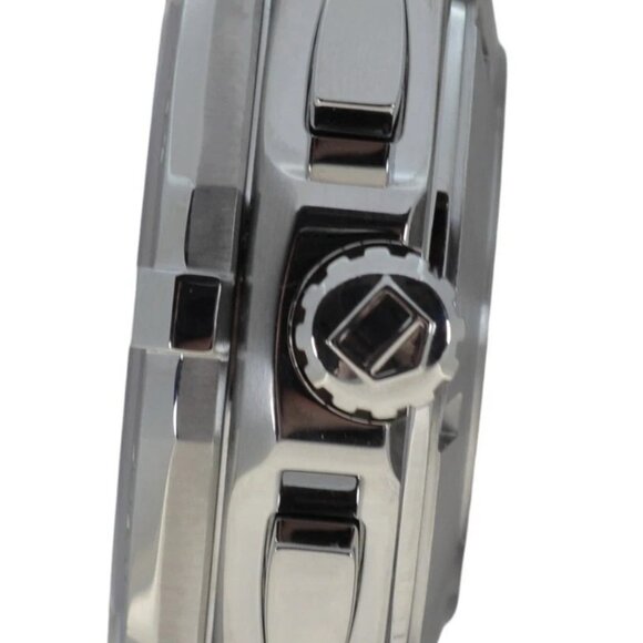 Men's 43mm Tag Heuer Black Aquaracer 300M SS Auto Cal 45 Watch! Ref: CAY211Z! - Picture 4 of 10